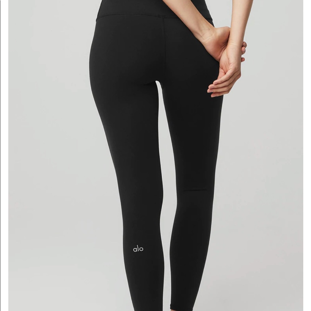 Alo 7/8 High-Waist Airbrush Legging black size s (4-6)